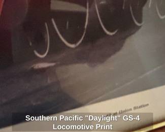 Southern Pacific Daylight GS Locomotive Print second image