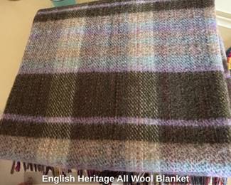 English Heritage All Wool Blanket