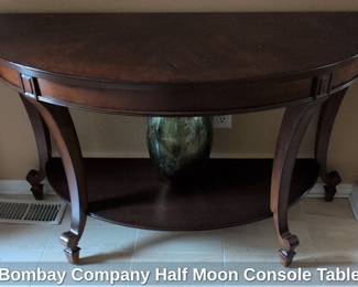 Bombay Company Half Moon Console Table