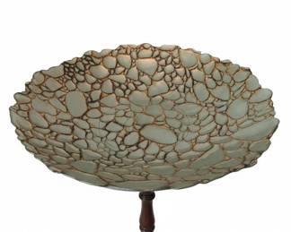 Arda Glass Pebble Platter