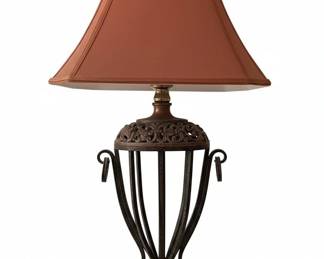 Regency Hill Bronze Crackle Traditional Urn Table Lamp