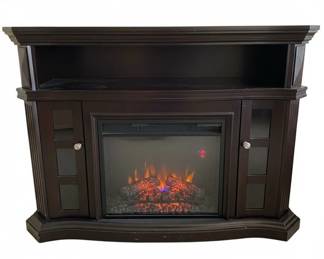 Electric Fireplace Media Console second image