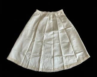 Vintage s Satin Wedding Dress with Lace Accents fifth image