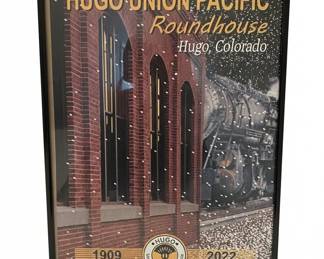 Hugo Union Pacific Roundhouse Commemorative Print