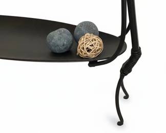 Wrought Iron Decorative Tray with Spheres second image