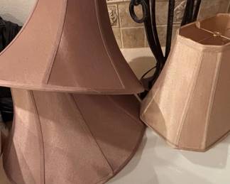 Set of Fabric Lampshades