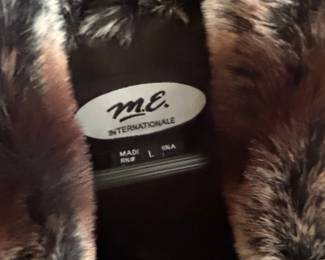 M.E. Internationale Faux Fur Coat second image