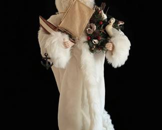 Coastal Themed Santa Claus Figurine