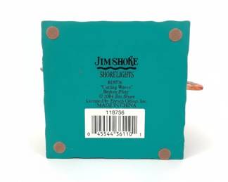 Jim Shore Shorelights Cutting Waves Boat Plate Figurine second image