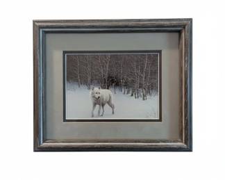 Framed Print White Magic by Liz Mitten Ryan