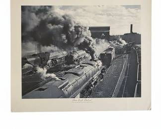 Union Pacific Railroad Steam Locomotives Print