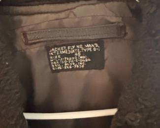 Vintage US Navy G Flight Jacket s Contract third image