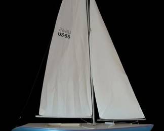 RC Sailboat US with Airtronics Vector Transmitter