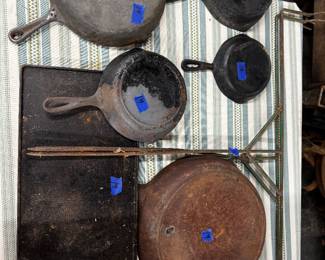 Assorted Cast Iron Pans