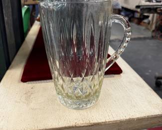 Clear Glass Pitcher