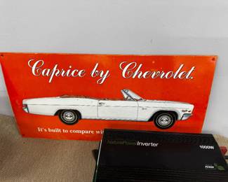 Metal Chevrolet Sign