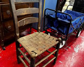 Ladderback Chair Woven Seat