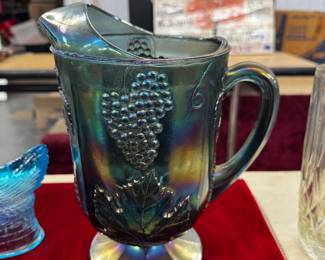 Carnival Glass Pitcher