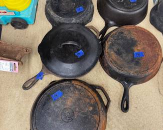 Assorted Cast Iron Pans