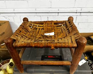 Woven Seat Stool