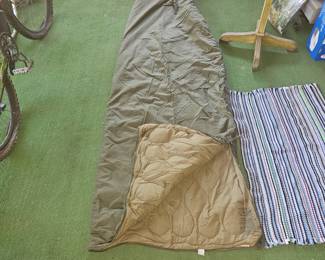 Army style sleeping bag