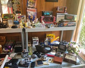 Vintage toys and various items