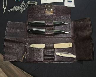 Antique shaving kit