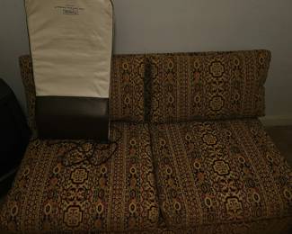 Small Retro armless loveseat