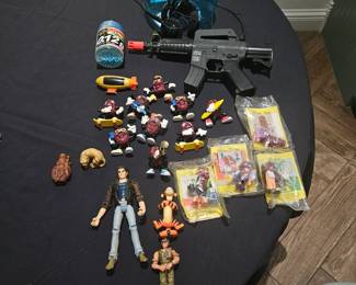 Vintage California raisins and toys