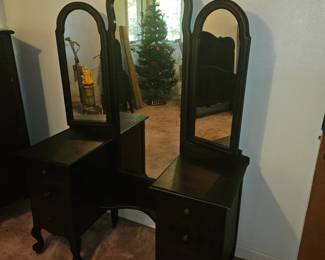 Antique Mirrored Vanity