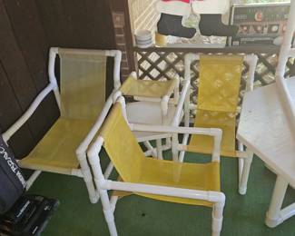 Awesome PVC style outdoor furniture