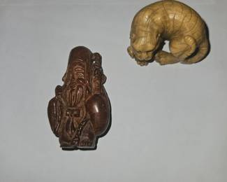 Small hand carved figures