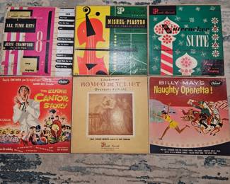 Various Vintage Vinyl 78's