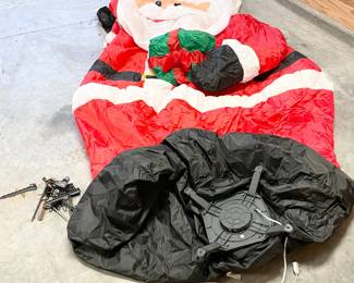 Huge blow up Santa (maybe 12 ft) 