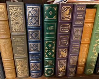 There Is a Huge Selection of Franklin Library Books (about 175). Most are author signed first editions