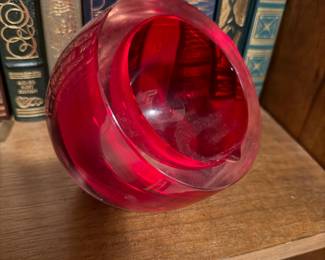 Vintage Viking or Murano Glass Ashtray