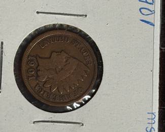 There are also early 1900s Indian head pennies as well as early 1900s liberty V Nickles