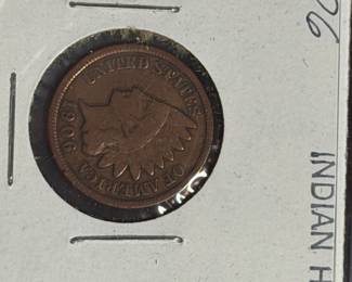 There are also Indianhead pennies as well as early 1900s  liberty V  Nickles