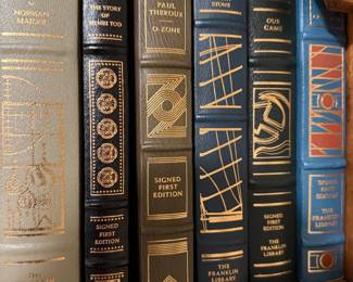 There Is a Huge Selection of Franklin Library Books (about 175). Most are author signed first editions