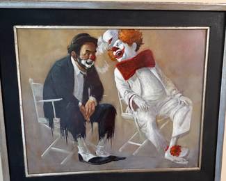 There are 3 original Oil on Canvas by Robert Owen