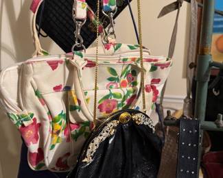 This is just a sampling of the many ladies purses and bags