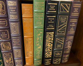 There Is a Huge Selection of Franklin Library Books (about 175). Most are author signed first editions