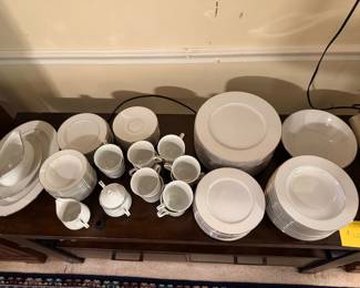 91 Pieces of Four Crown China