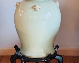 Chinese Style Porcelain Lidded Jar