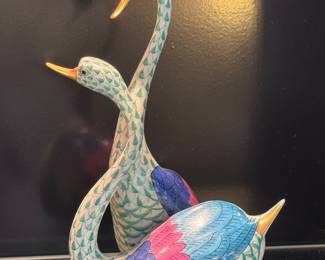   Herend Style Fish Scale Pattern