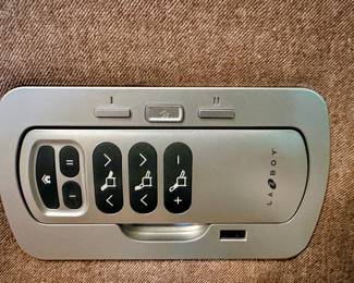 Sofa remote  storage on each side of sofa