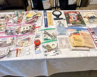 various sewing implements