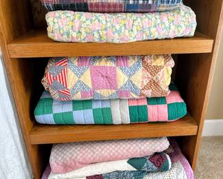 Vintage handmade quilts