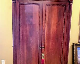 Entertainment Armoire by Durham Furniture Saville Row line