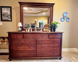 Dresser & Mirror by Durham Furniture Saville Row line